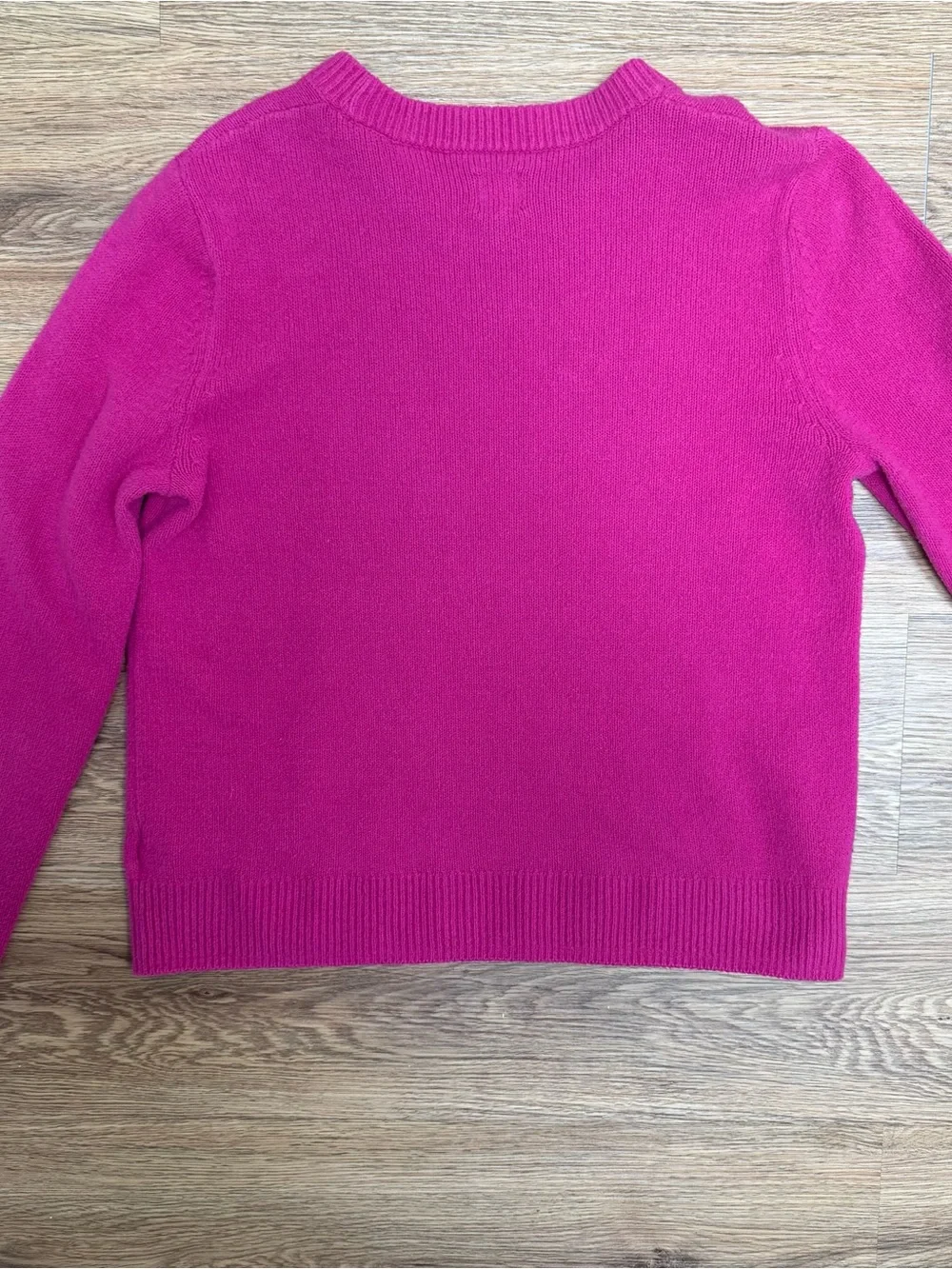 GAP Women's Crewneck Sweater in Fuchsia Pink